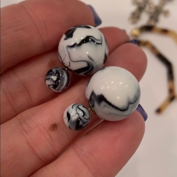 💐5/25 5 pair lot bundle statement earrings - Picture 2 of 11